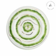 Set 04 Pratos Rasos Porcelana Abstract