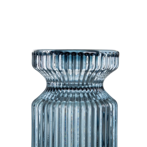 Set 02 Porta Velas e Mini Vasos Azul - Image 3