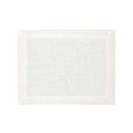 Set 04 Jogos Americanos Linho Ponto Ajour Branco Slim