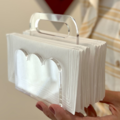 Alternative view of Porta Guardanapo Papel Acrílico Nuvem