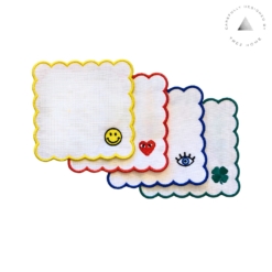 Set 08 Guardanapos Linho Coquetel Made Of