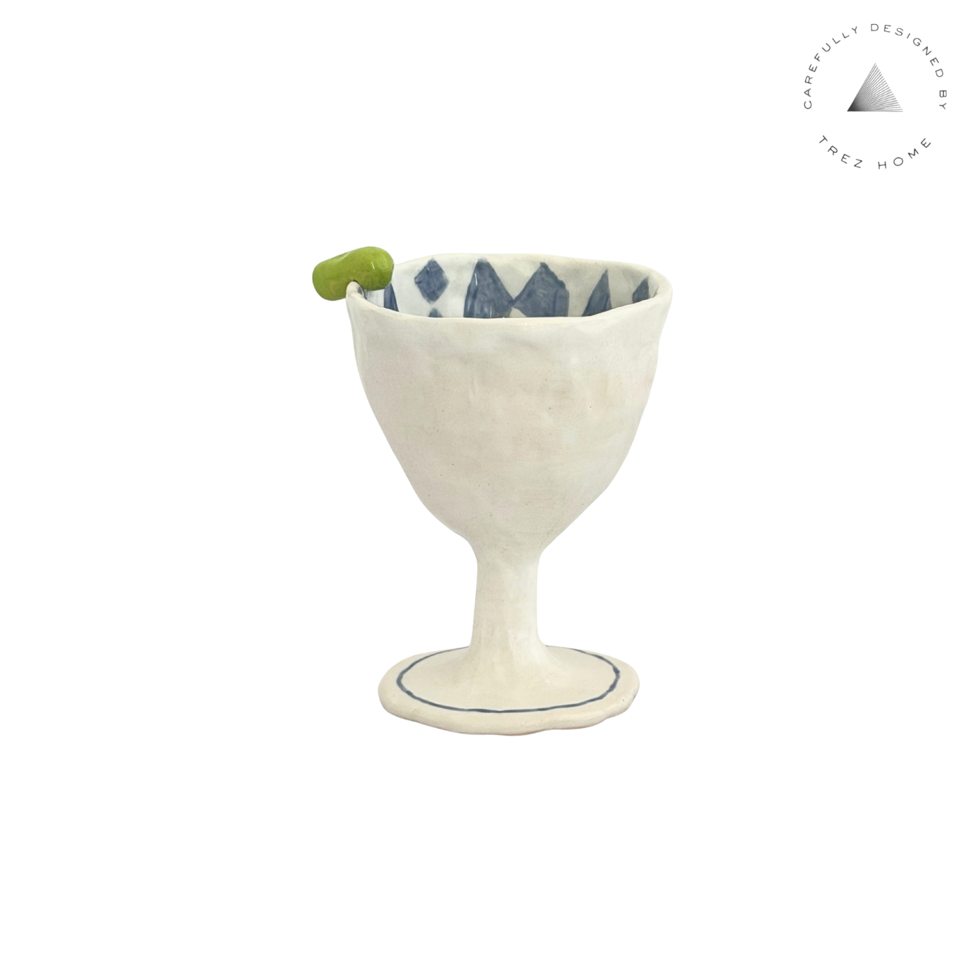 Taça Decorativa Formas Xadrez