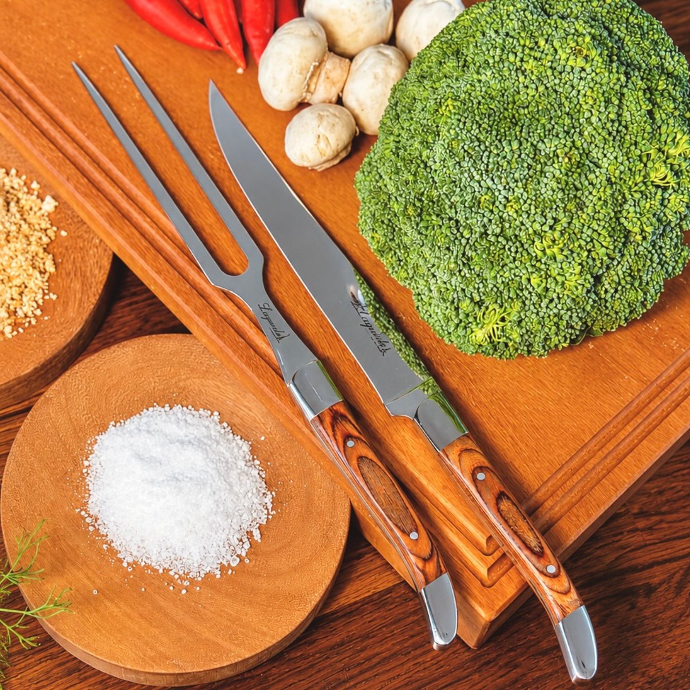 Set Talheres Trinchantes Churrasco - Imagem 2